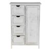 Cómoda Britbox Wey Blanco 4 Cajones