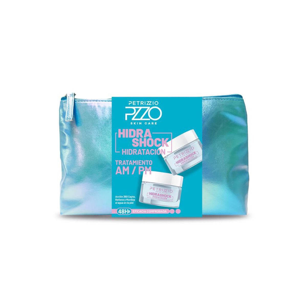 Set Hidrashock D&iacute;a + Noche + Clutch Petrizio