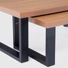 Mesa de Centro Roca Yulton Roble Negro