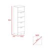 Mueble Archivador TuHome Home Office 4 Cajones Negro Soft Coñac