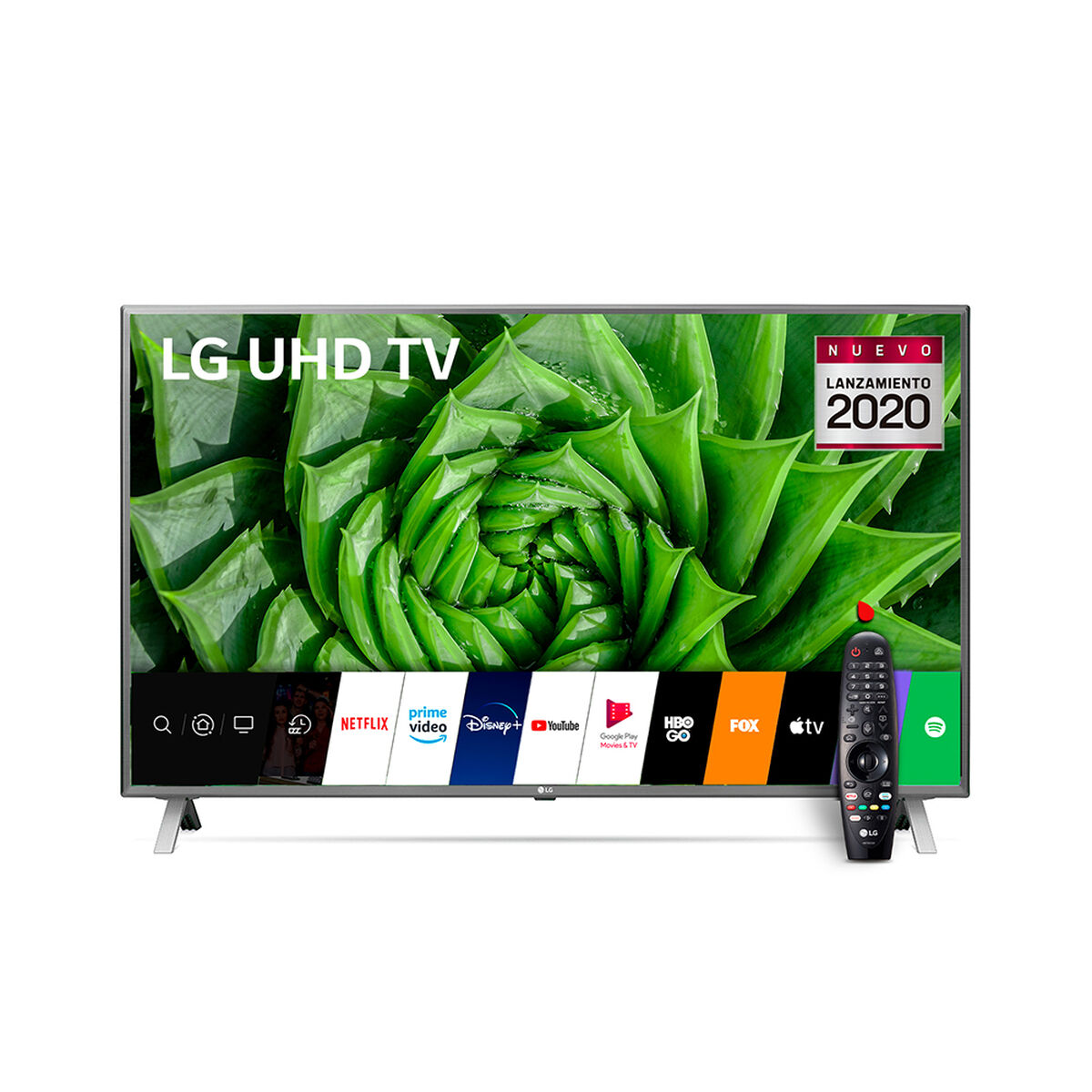 LED 50" LG 50UN8000PSB Smart TV 4K Ultra HD 2020 + Magic Remote