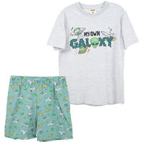 Conjunto Pijama de Algodón Niño Cutback Gris