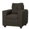 Juego de Living Black Factory Ranger Sofá 3 Cuerpos + Dos Sillones 1 Cuerpo Café