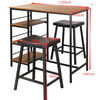 Juego de Comedor Idetex Vesant 2 Sillas Café