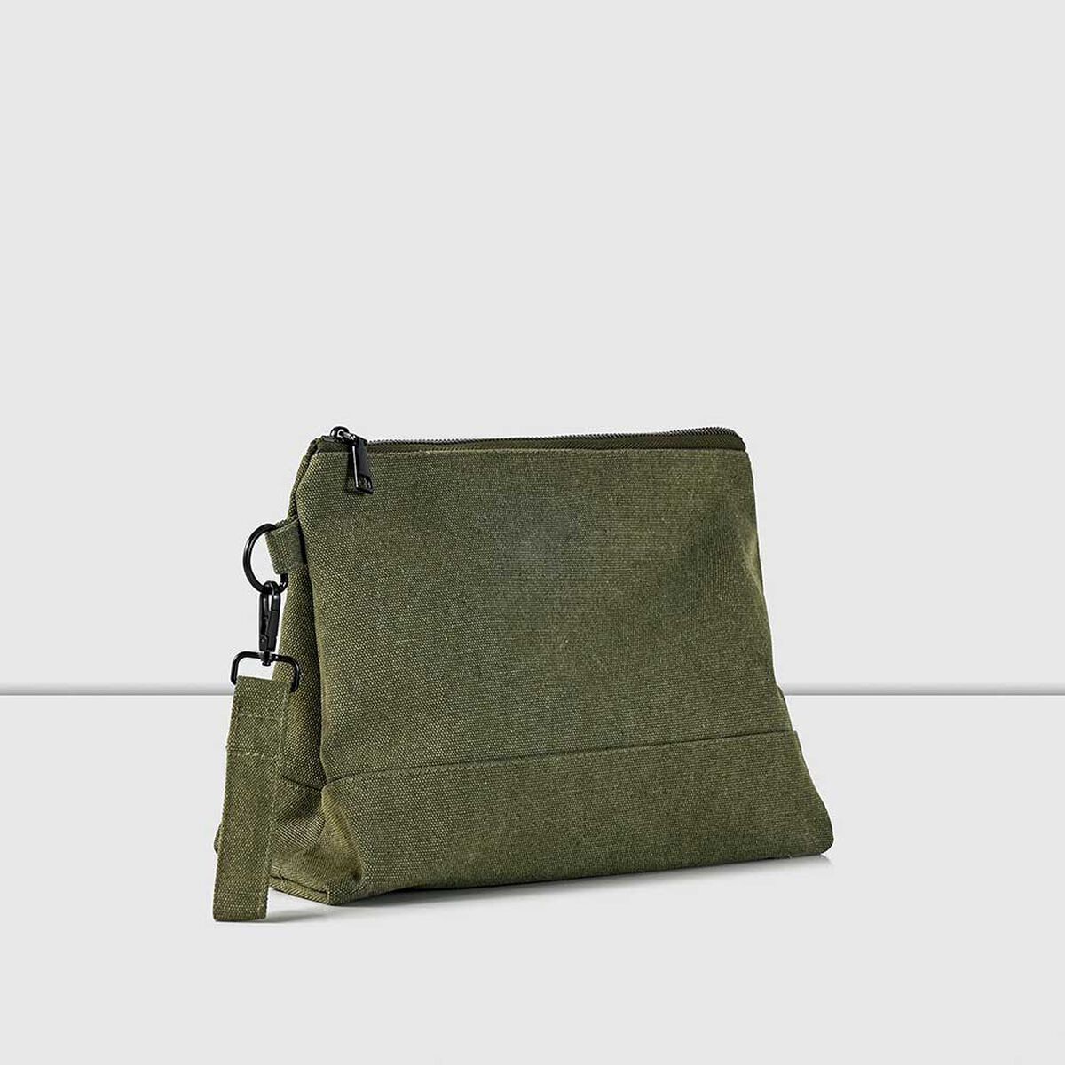 Neceser Elements & Co Canvas Moss 28x21 cm