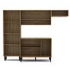 Mueble de Cocina Vekkahome Madri 1 Caj&oacute;n 9 Puertas Gris