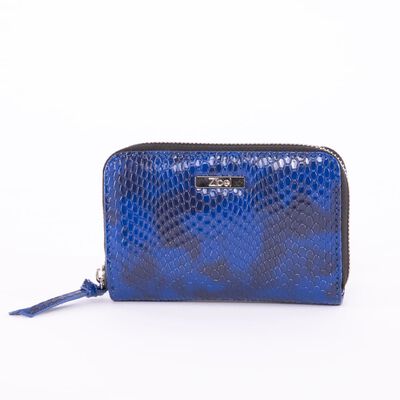 Billetera Ecocuero Azul Zibel