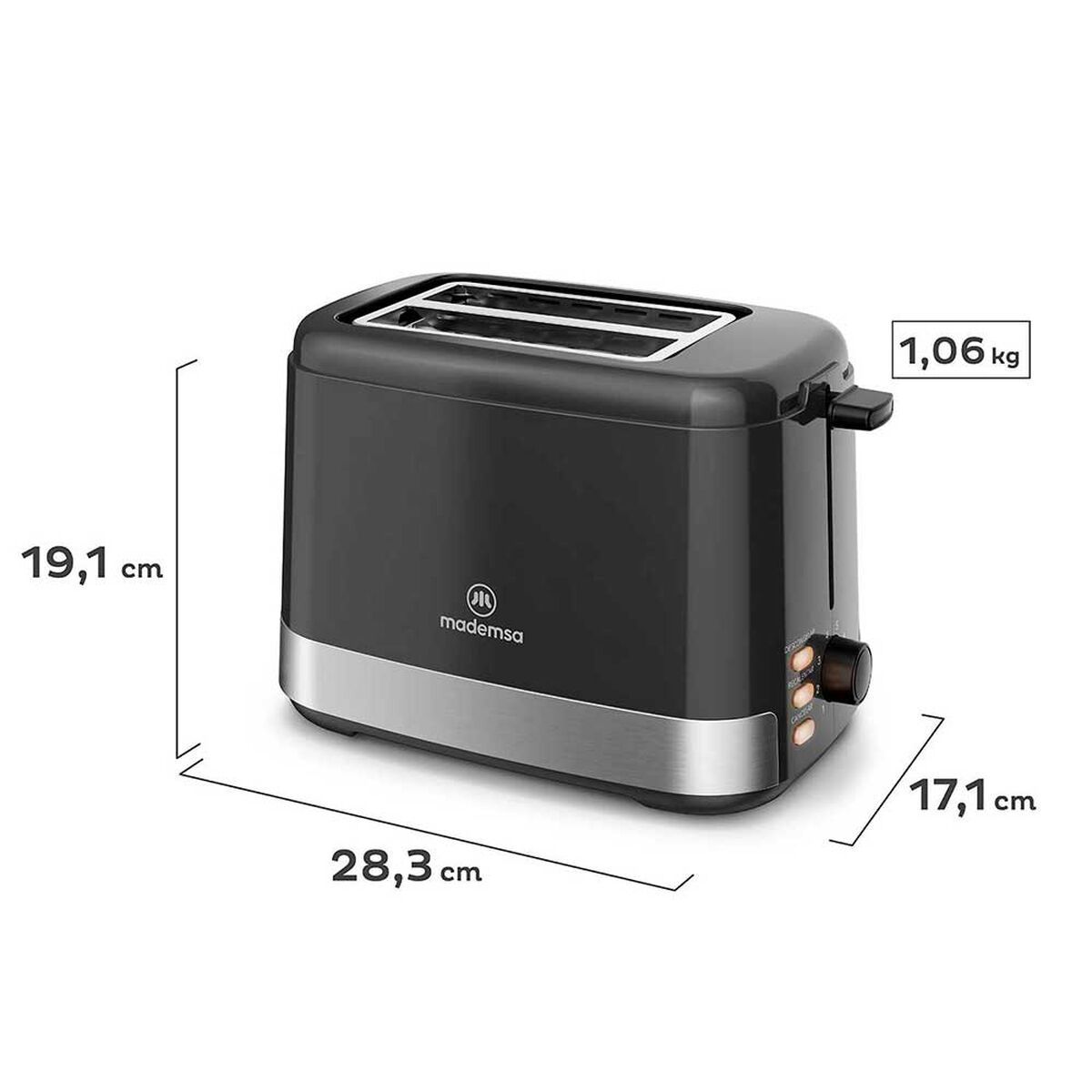 Tostador de Pan Mademsa MTS10