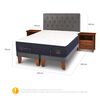 Cama Europea CIC Base Dividida 2 Plazas S&uacute;per Premium + Respaldo + Veladores