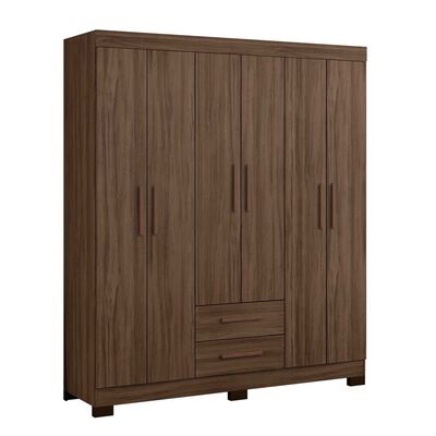 Imagen 1 del producto Closet Home Mobili Toledo 6 Puertas 2 Cajones Café