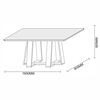 Juego de Comedor Jdo & Design Caroline 6 Sillas Castaño Oscuro 