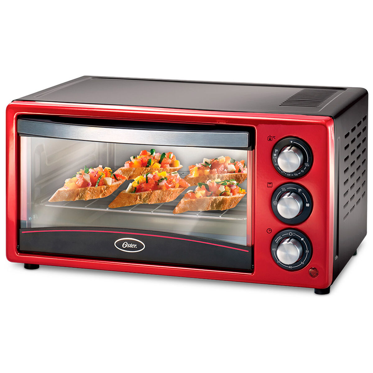 Horno Eléctrico Oster 15LTR 15 lts Rojo