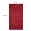 Bajada De Cama Doral Shaggy 90 x 50 cm Rojo