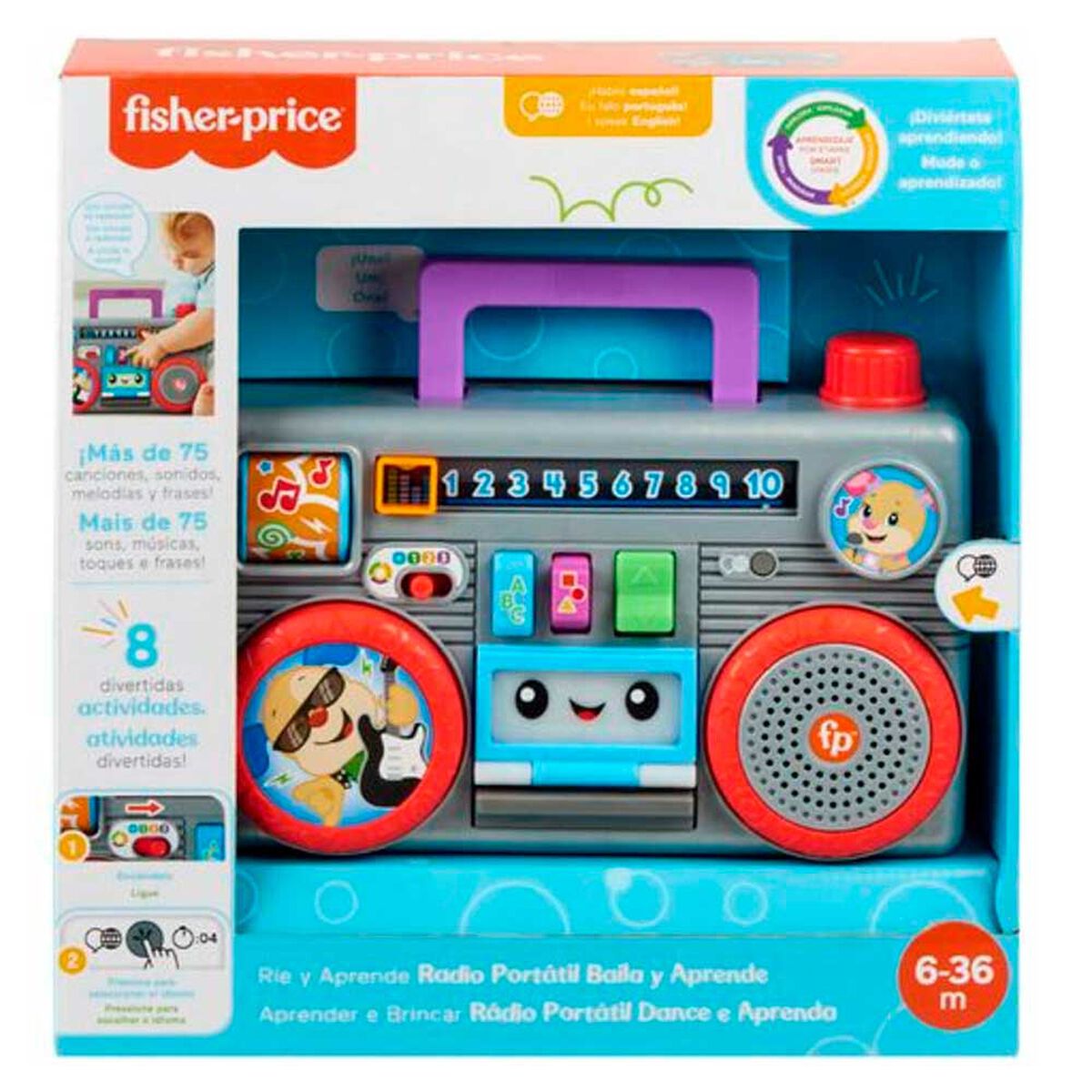 Juguete para Bebés Radio Baila y Aprende Fisher-Price