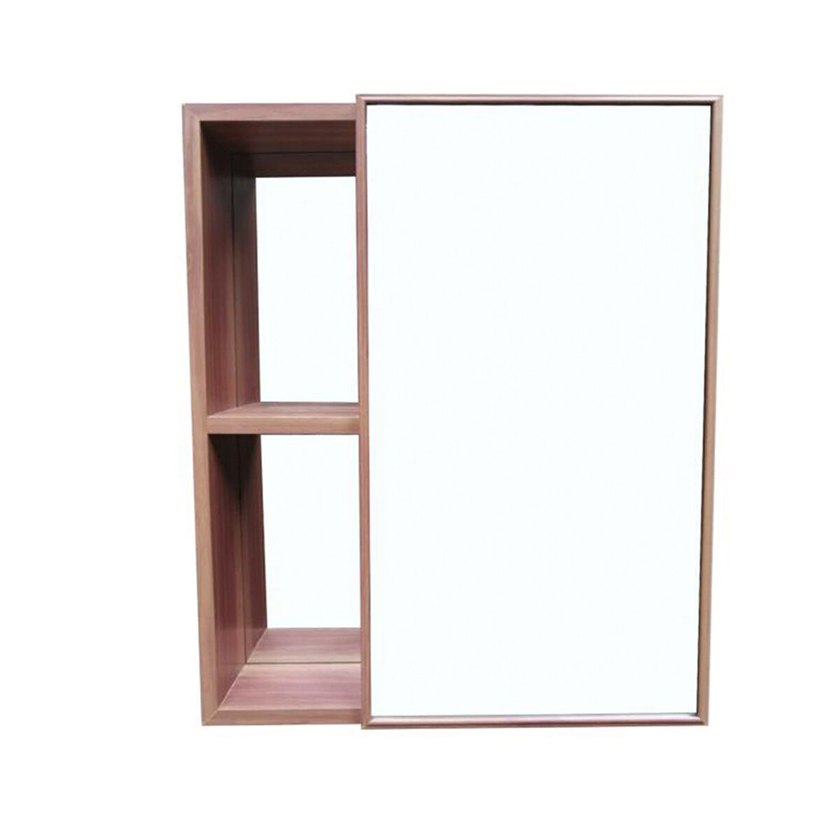 Botiquin Baño Aluminio Imitacion Madera