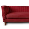 Sof&aacute; Tela Velvet Latam Home Sorrento 2 Cuerpos