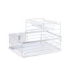 Secaplatos Escurridor 2 Niveles Acero Inoxidable Simplit Blanco