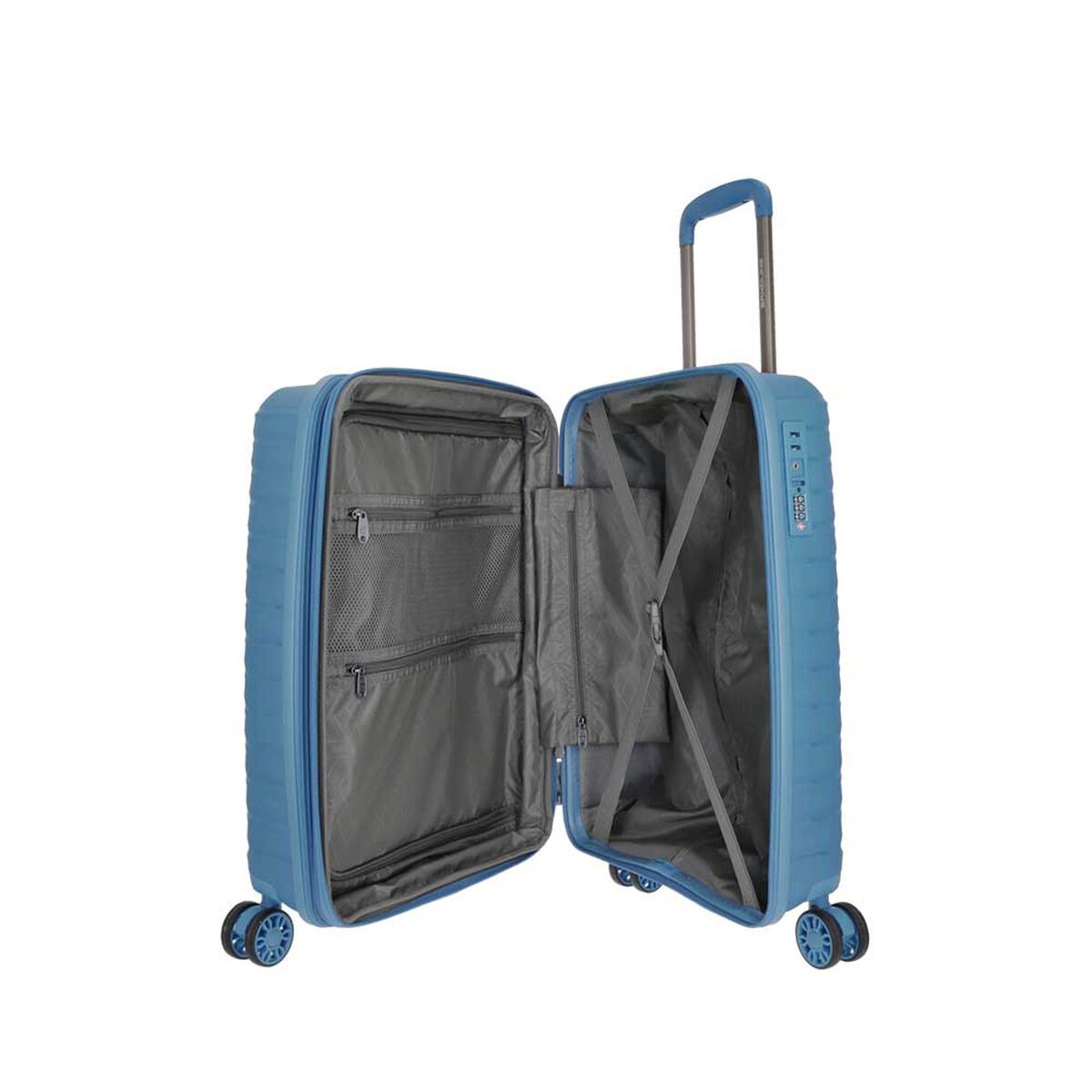 Maleta de Cabina Saxoline Titanium Azul 39 lt S