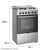 Cocina a Gas Mademsa M 775 ST 4 Quemadores