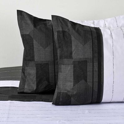 Imagen 2 del producto Juego de Sábanas American Family 144 Hilos 2 Plazas Kobu Negro