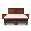 Cama Europea CIC Base Dividida 2 Plazas Bee Comfort + Respaldo + 2 Veladores