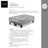 Cama Europea Latam Home 2 Plazas Cannon Gris