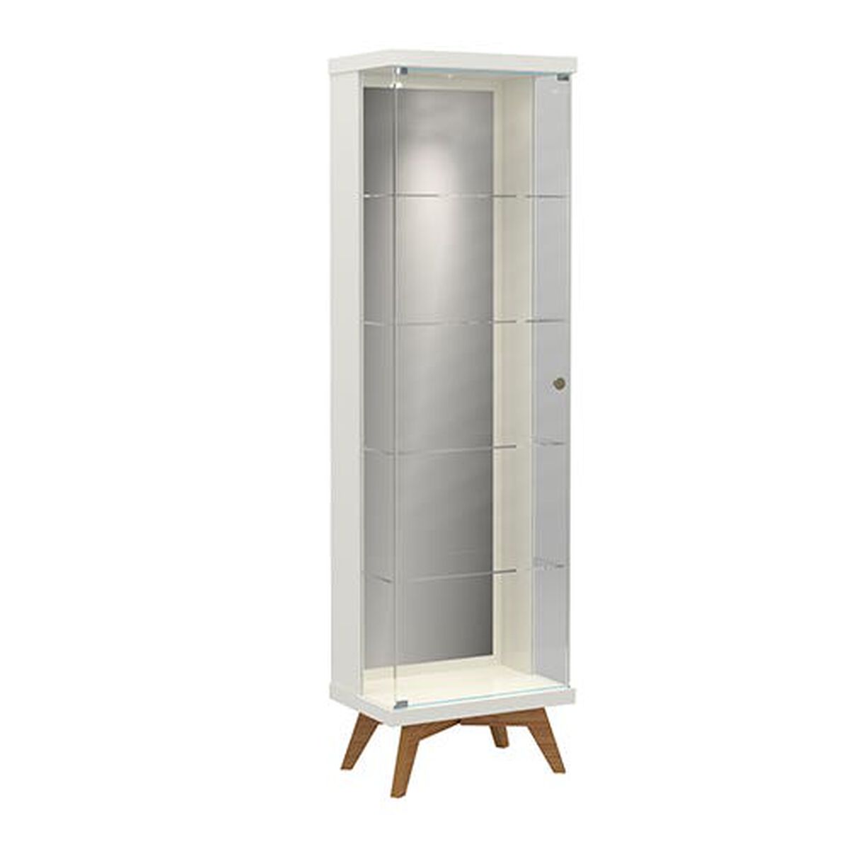 Estante Decocasa 4 Repisas 2 Puertas Off White