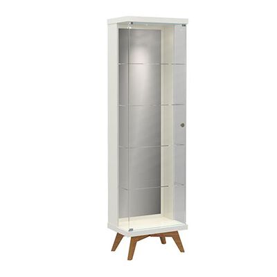 Estante Decocasa 4 Repisas 2 Puertas Off White