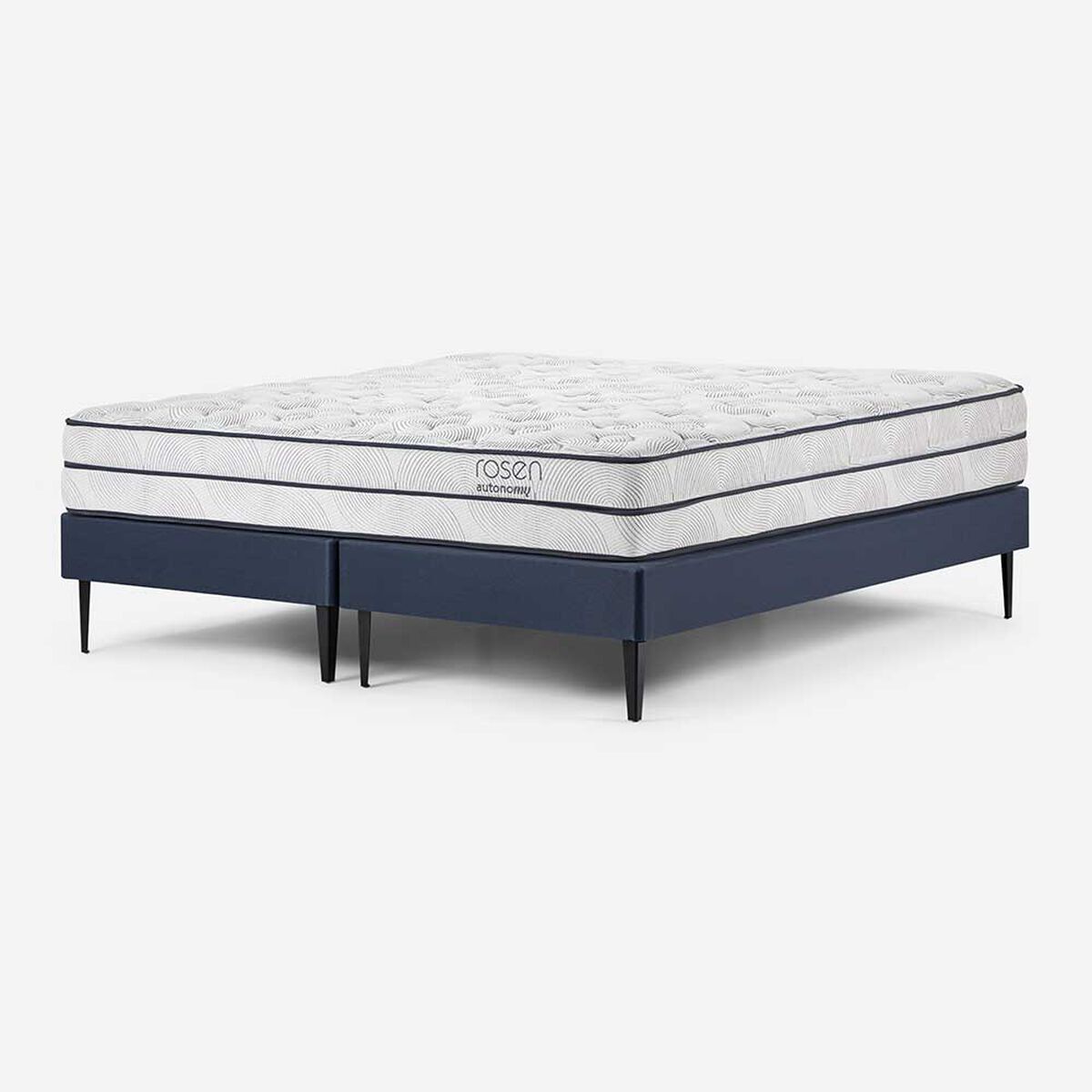 Cama Europea Base Dividida Rosen 2 Plazas Autonomy Sky