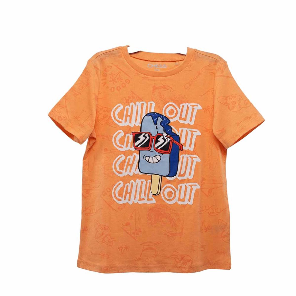 Polera Manga Corta Ni&ntilde;o Chess