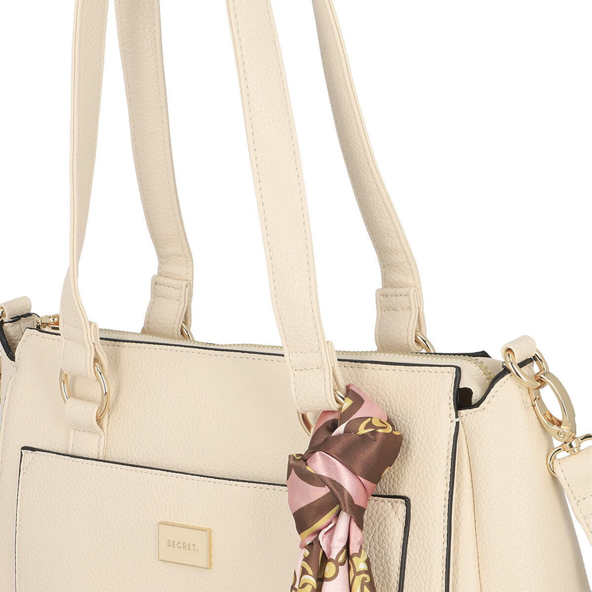 Cartera de hombro Secret Riga FW25 L Beige