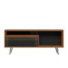 Rack TV Home Mobili Spot Hasta 60" Café Negro