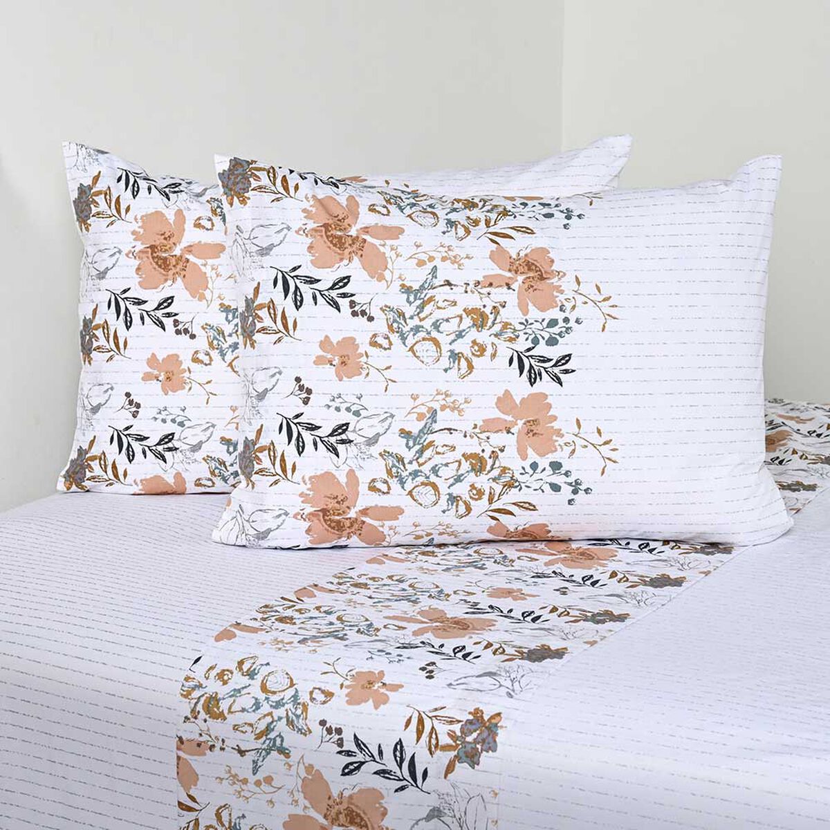 Juego de S&aacute;banas Estampado Cannon 200 Hilos King Glow