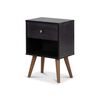 Velador CIC Munich Gales 1 Cajón Negro