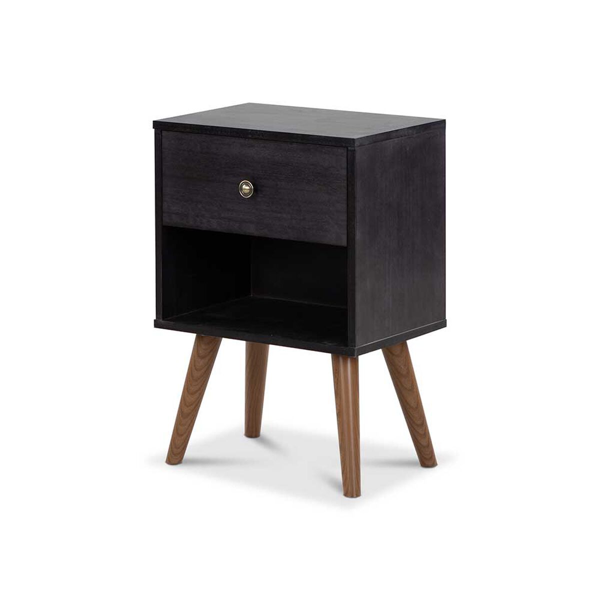 Velador CIC Munich Gales 1 Cajón Negro