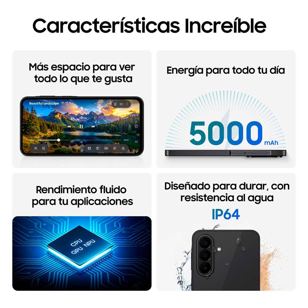 Celular Samsung Galaxy A27 5G 128 GB 6,7" Azul