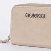 Billetera Eco Cuero Taupe Mujer Fiorucci