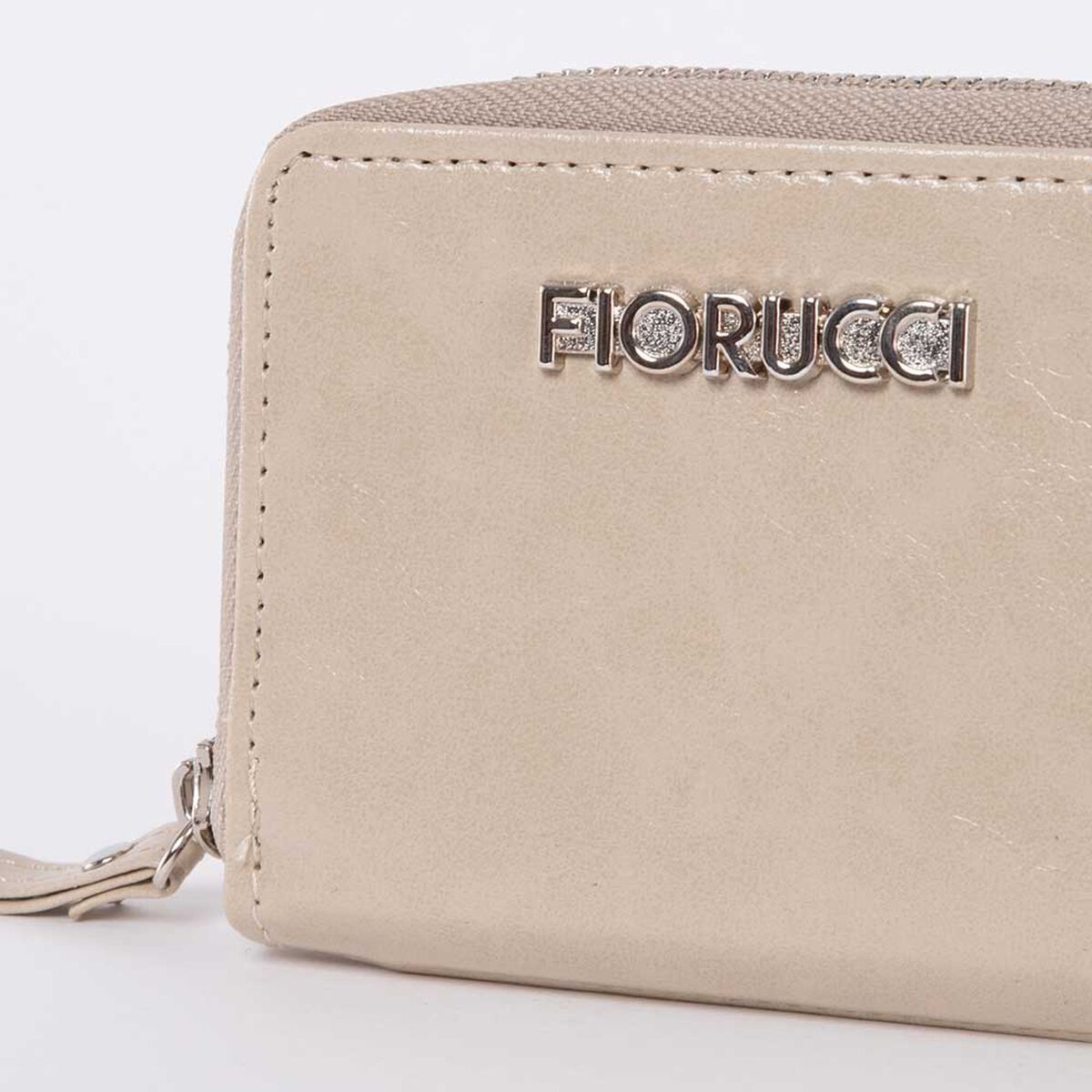 Billetera Eco Cuero Taupe Mujer Fiorucci