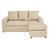 Sofá Seccional Bodevir BI-L 3 Cuerpos Beige