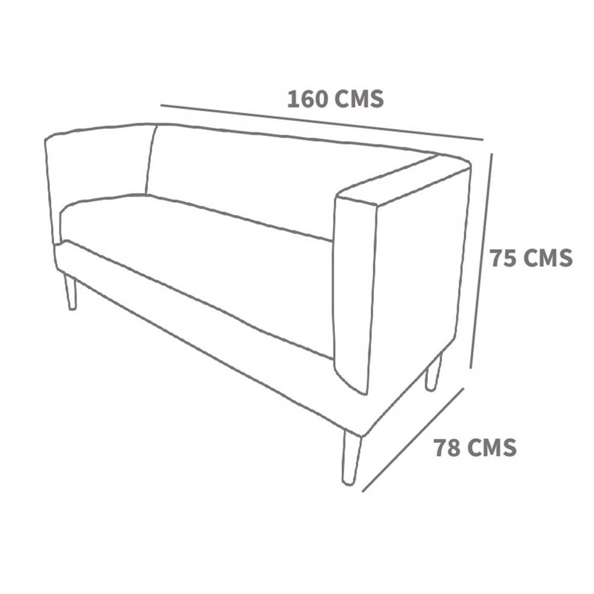 Sof&aacute; Latam Home Sorrento 2 Cuerpos Gris Claro