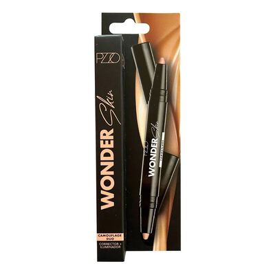 Corrector + iluminador Camouflage Duo Wonder Skin