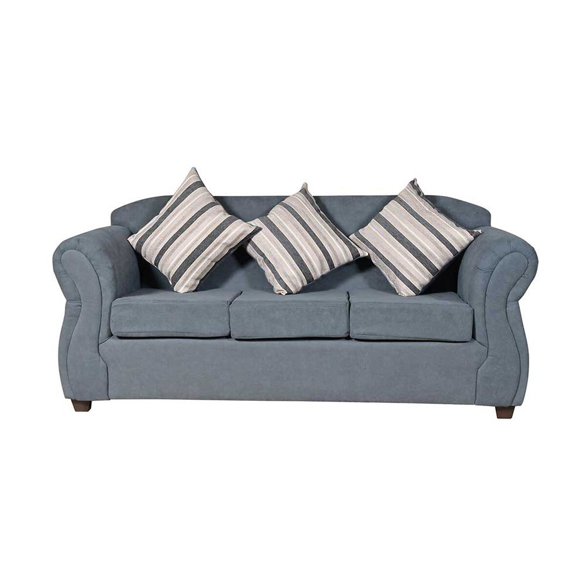 Sof&aacute; Kea Molise Siena 3 Cuerpos Gris Oscuro