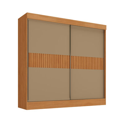 Closet Di Poretti Design Flora 4 Cajones 2 Puertas Caf&eacute; Oscuro