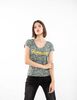 Polera Con Estampado Manga Corta Mujer Fiorruci