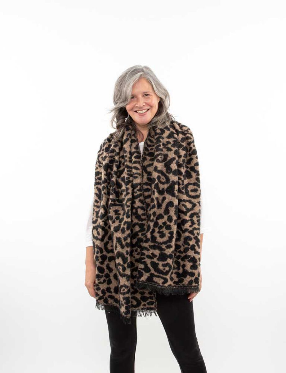 Bufanda Animal Print Mujer Bside