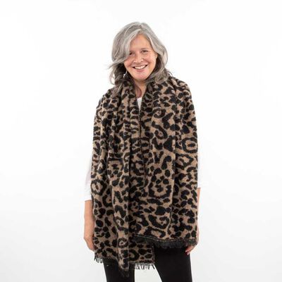Bufanda Animal Print Mujer Bside