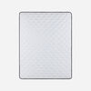 Cama Europea Rosen 2 Plazas Wave + Respaldo Grafito