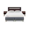 Cama Americana CIC Base Dividida 2 Plazas Excellence Plus + Respaldo + 2 Veladores Munich