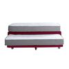 Cama Nido Latam Home 1,5 Plazas Zen Best Tela Burdeo