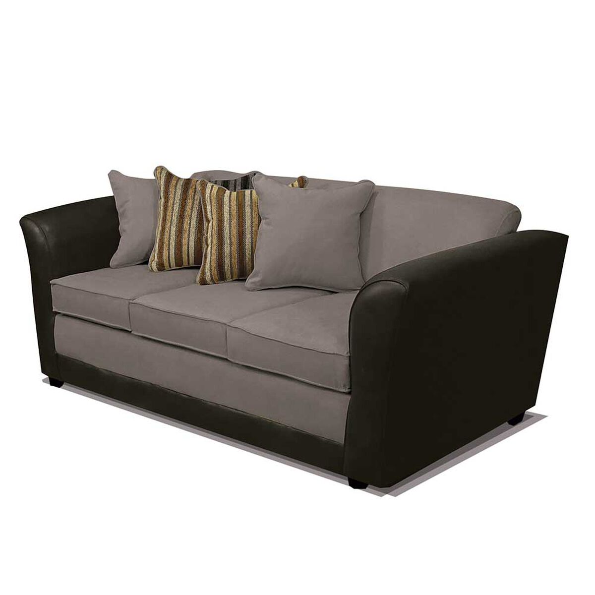 Juego de Living Elegant Detail Minesota Sof&aacute; 3 Cuerpos + Dos Sillones 1 Cuerpo Gris